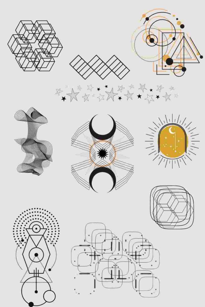 Patchwork Tattoo Ideas with Meaning 5 symmetry and geometric shapes by incorporating them into your patchwork tattoo