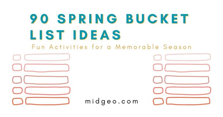 Spring Bucket List ideas
