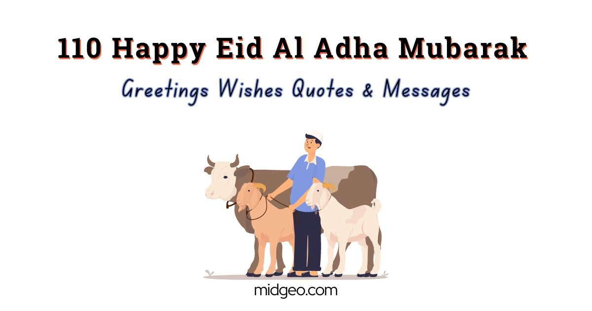 110 Eid Al Adha Mubarak Greetings Wishes Quotes & Messages