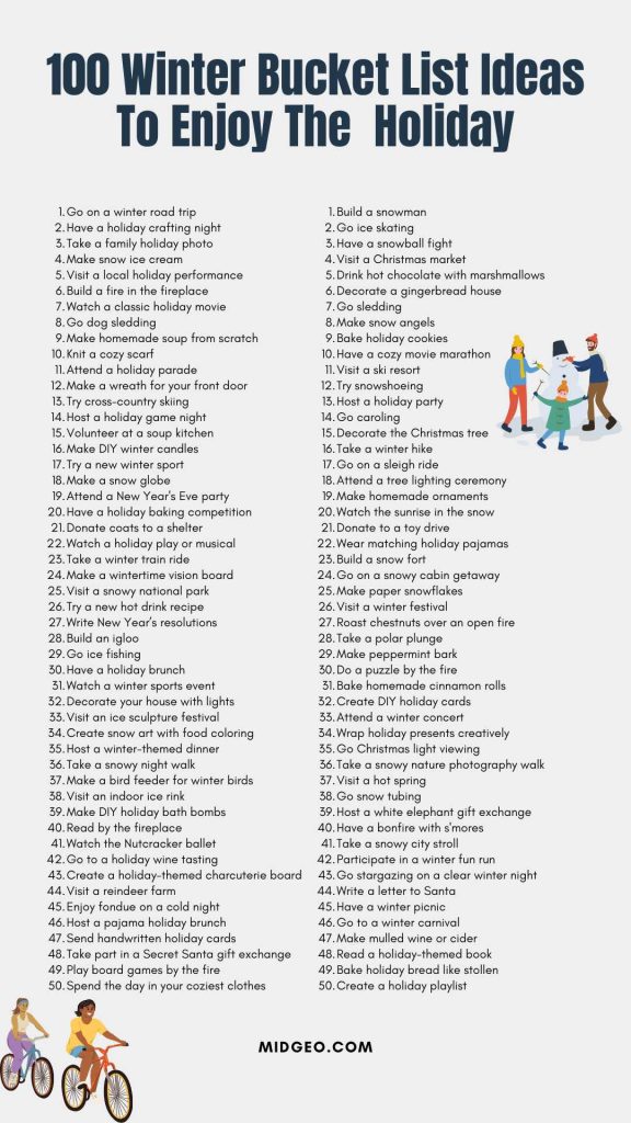 145 Winter Bucket List Ideas for 2026 To Enjoy The Cold Season 2 100 Winter Bucket List Ideas