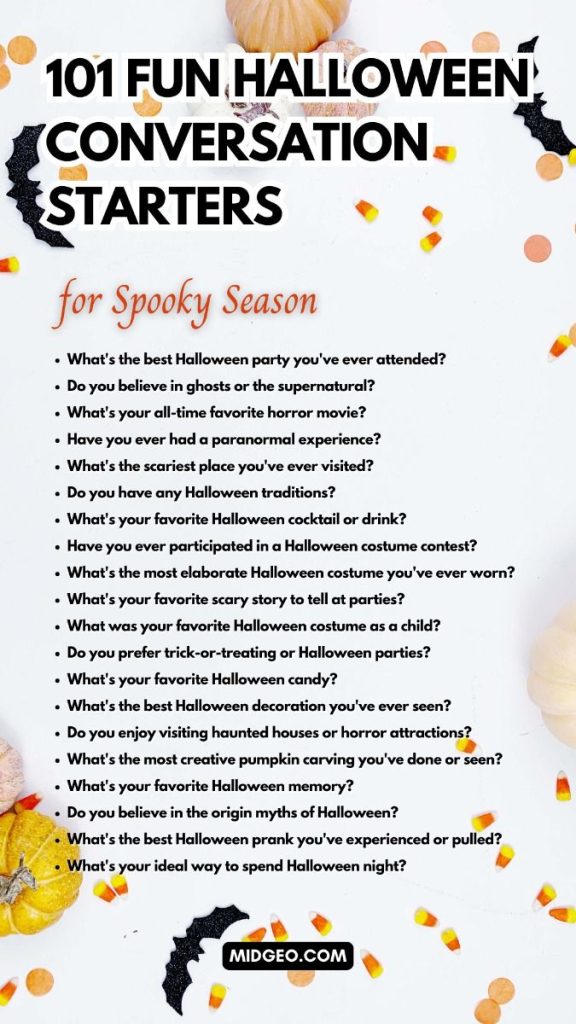 101 Fun Halloween Conversation Starters for Spooky Season 3 101 Fun Halloween Conversation Starters for Spooky Season, question game