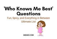 Who Knows Me Best Questions