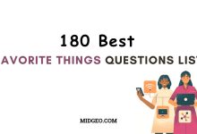 best Favorite Things Questions List
