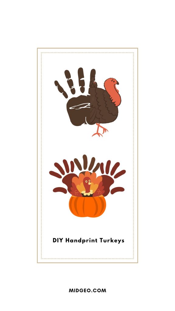 50 Thanksgiving Activities for Kids 2025: Creative Crafts & Fun Ideas Toddlers and Preschoolers Will Love 2 thanksgiving activities for kids DIY Handprint Turkeys