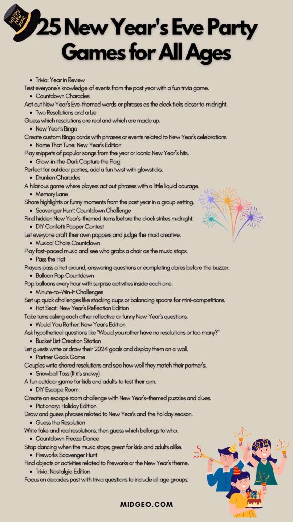 Ultimate New Year's Eve Party Games for All Ages and Groups 2 25 New Years Eve Party Games for All Ages