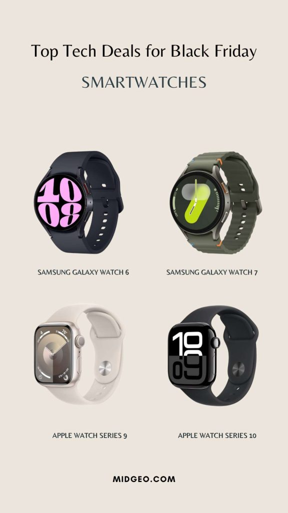 Top 50 Must-Have Black Friday Deals on Amazon 2024 3 Top Tech Deals for Black Friday Smartwatches