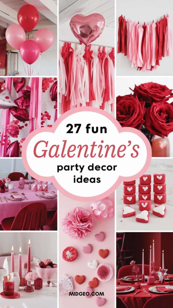 27 Fun Valentine’s and Galentine’s Party Decor Ideas 2 27 Fun Galentines Party Decor Ideas