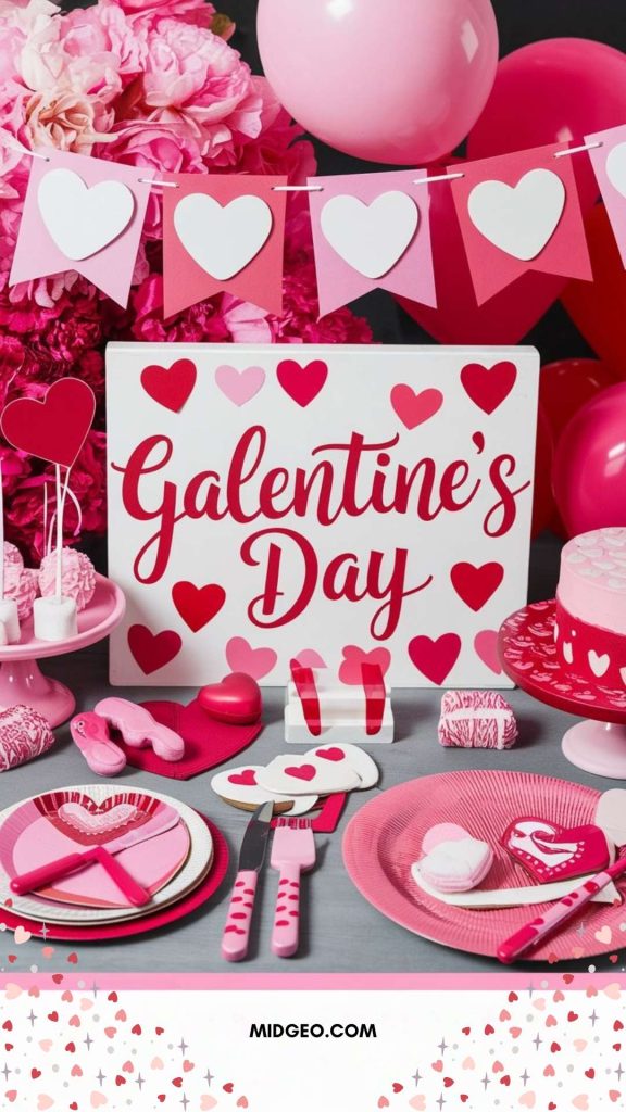 27 Fun Valentine’s and Galentine’s Party Decor Ideas 4 27 Galentines Day Party Decor Ideas