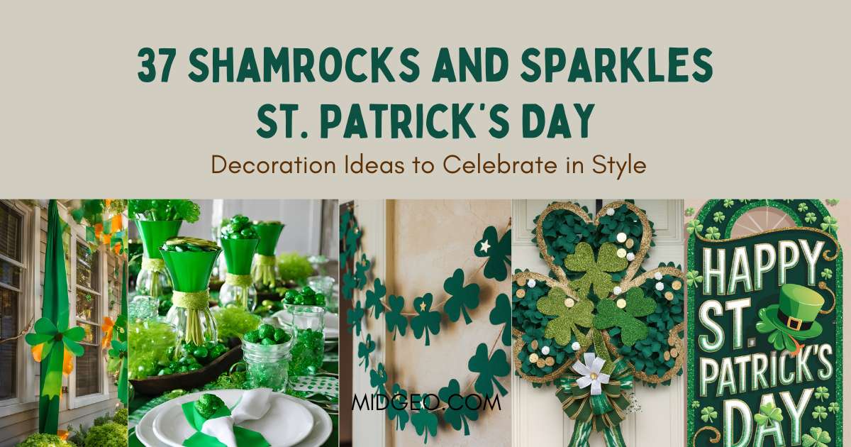 37 Shamrocks and Sparkles St. Patrick’s Day Decoration Ideas to Celebrate in Style 1 37 Shamrocks and Sparkles St Patricks Day Decoration Ideas to Celebrate in Style
