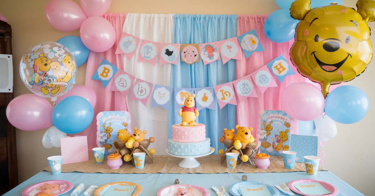 52 Winnie the Pooh Baby Shower Ideas: Themes, Decorations, Centerpiece 1 52 Winnie the Pooh Baby Shower Ideas Themes, Decorations, Centerpiece
