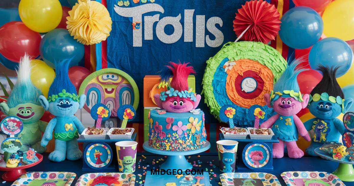 57 Trolls Birthday Party Ideas: Decorations, Games, Food & More 1 57 Trolls Birthday Party Ideas Decorations, Games, Food