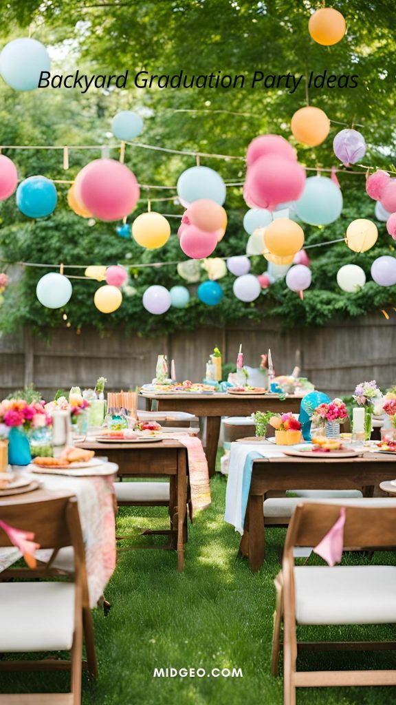 50 Graduation Party Ideas for High School and College Grads 4 Backyard Graduation Party Ideas