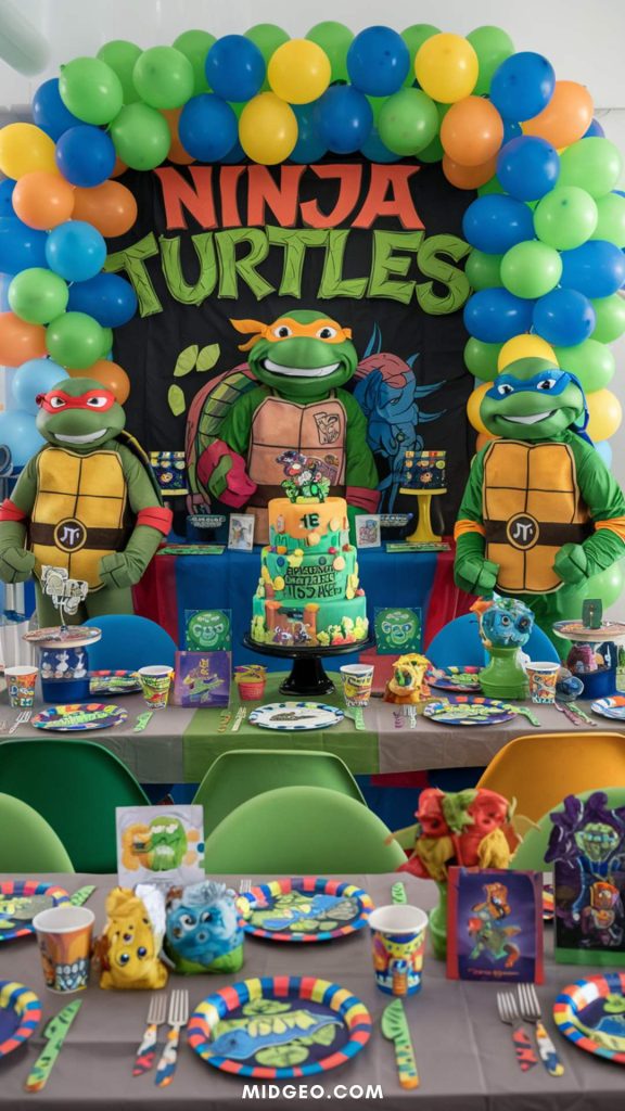57 Epic Ninja Turtles Birthday Party Ideas for an Unforgettable Day 3 Decorations for a Ninja Turtles Birthday Party