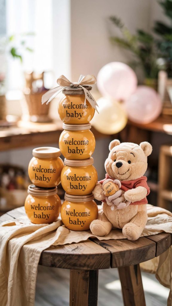52 Winnie the Pooh Baby Shower Ideas: Themes, Decorations, Centerpiece 6 Favors & Keepsakes for a Winnie the Pooh Baby Shower