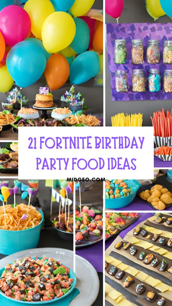 52 Epic Fortnite Birthday Party Ideas for a Winning Celebration 8 Fortnite Birthday Party Food Ideas