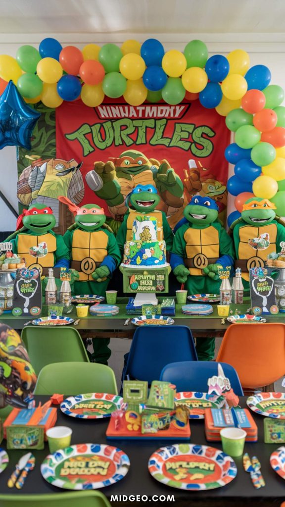 57 Epic Ninja Turtles Birthday Party Ideas for an Unforgettable Day 4 Invitations for a Ninja Turtles Birthday Party