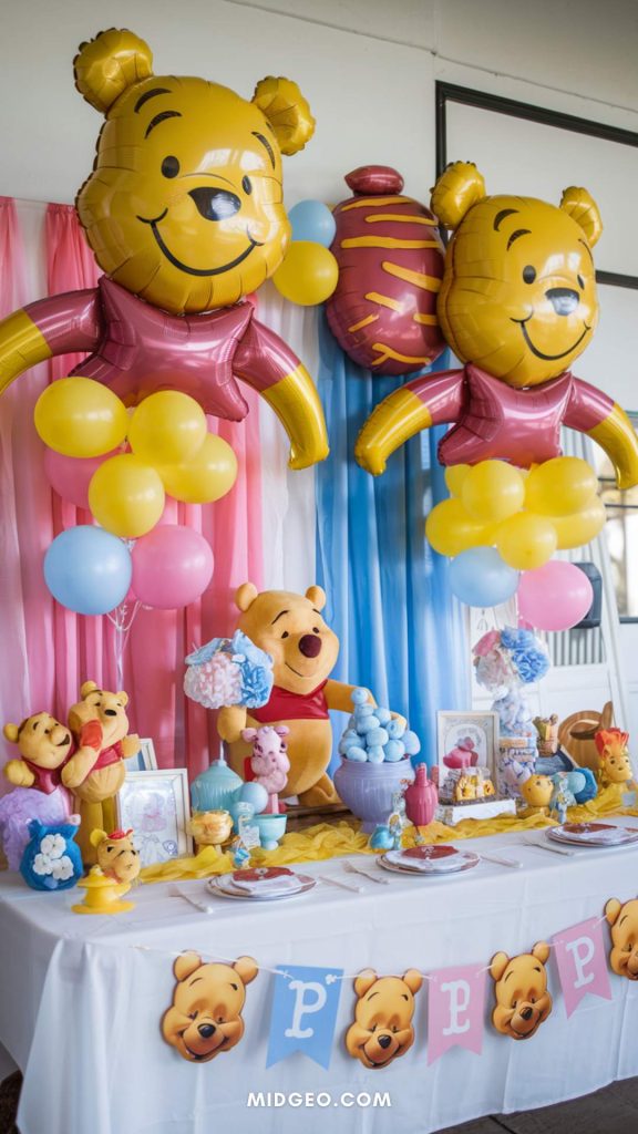 52 Winnie the Pooh Baby Shower Ideas: Themes, Decorations, Centerpiece 4 winnie the pooh baby shower decorations