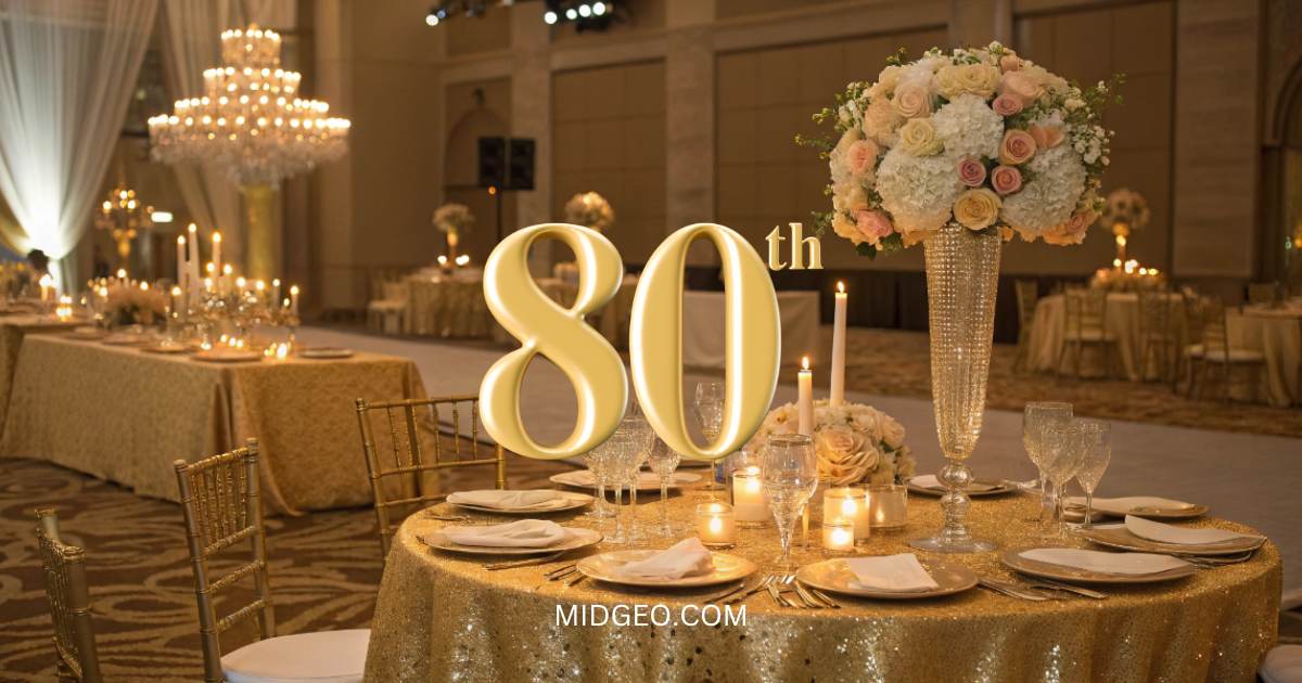 25 80th Birthday Party Ideas: Celebrate in Style & Elegance 1 25 80th Birthday Party Ideas Celebrate in Style & Elegance