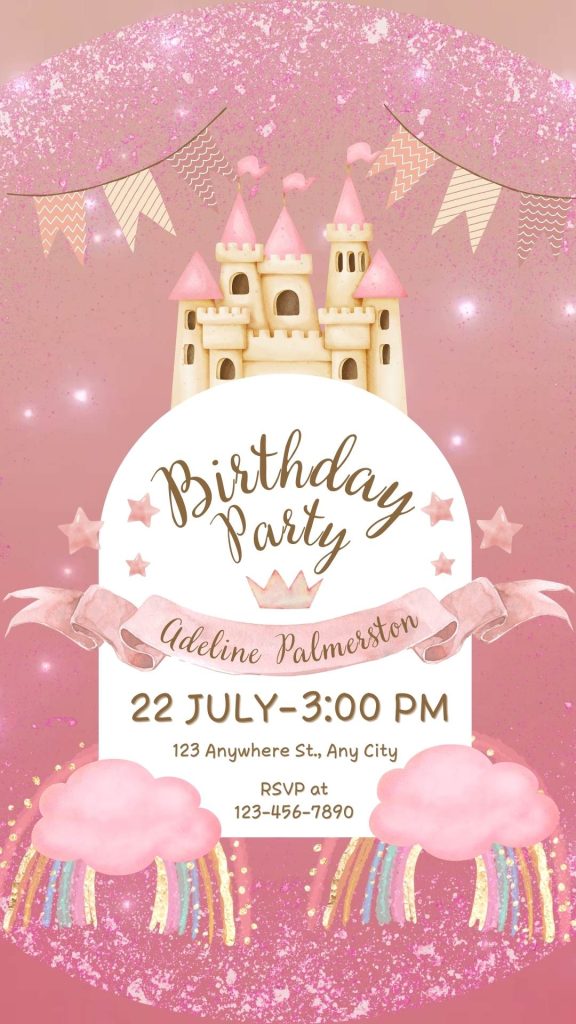 27 Magical Disney Princess Birthday Party Ideas for an Enchanting Celebration 3 Disney Princess Birthday Party Invitations