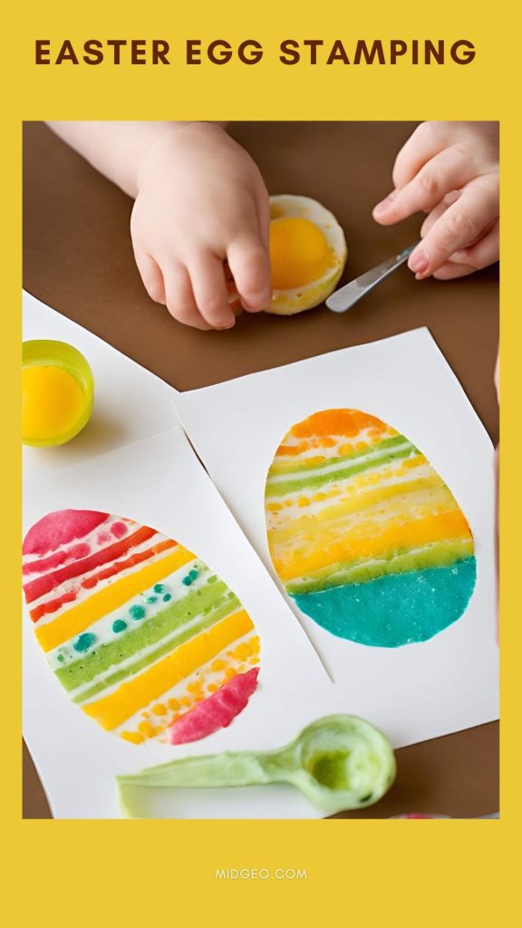 24 Fun & Creative Easter Activities & Crafts for All Ages 4 Easter Egg Stamping
