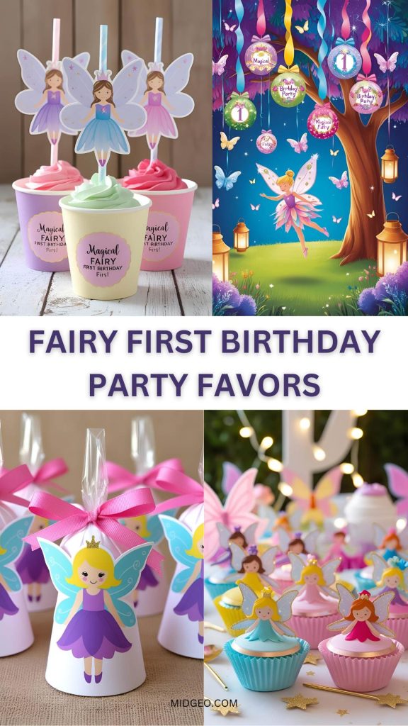 27 Magical Fairy First Birthday Party: Ideas, Decor & More 7 Fairy First Birthday Party Favors