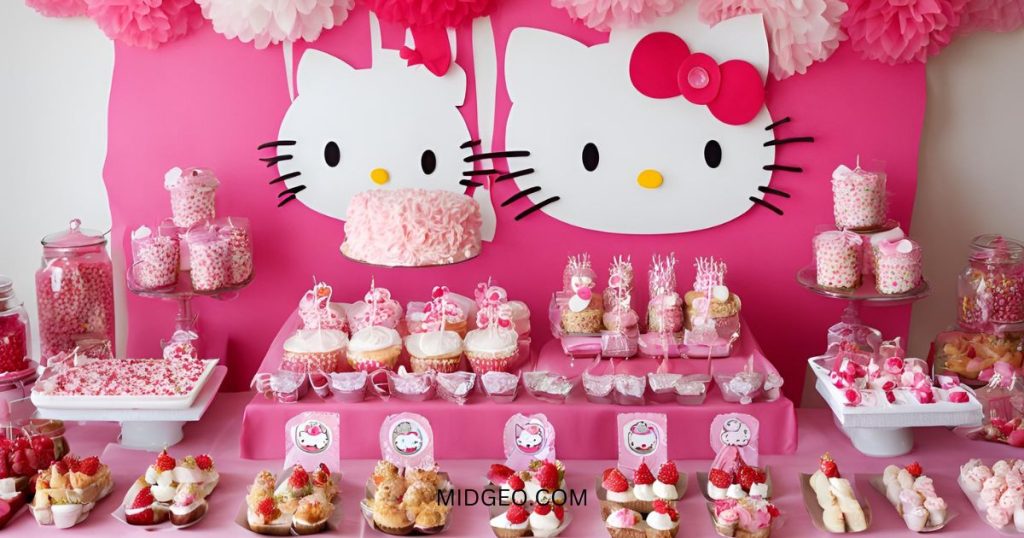 47 Adorable Hello Kitty Birthday Party Ideas & Decorations 3 Hello Kitty Birthday Cake & Treats Sweet Adorable Ideas