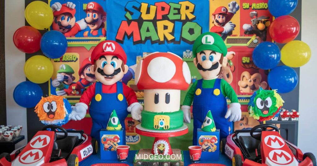 27 Super Mario Birthday Party Ideas: Decor, Food & Games 2 Mario Birthday Party Decorations