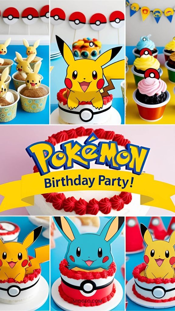 40 Pokémon Birthday Party: Ideas, Games & Decor 4 Pokémon Birthday Cake & Food Ideas