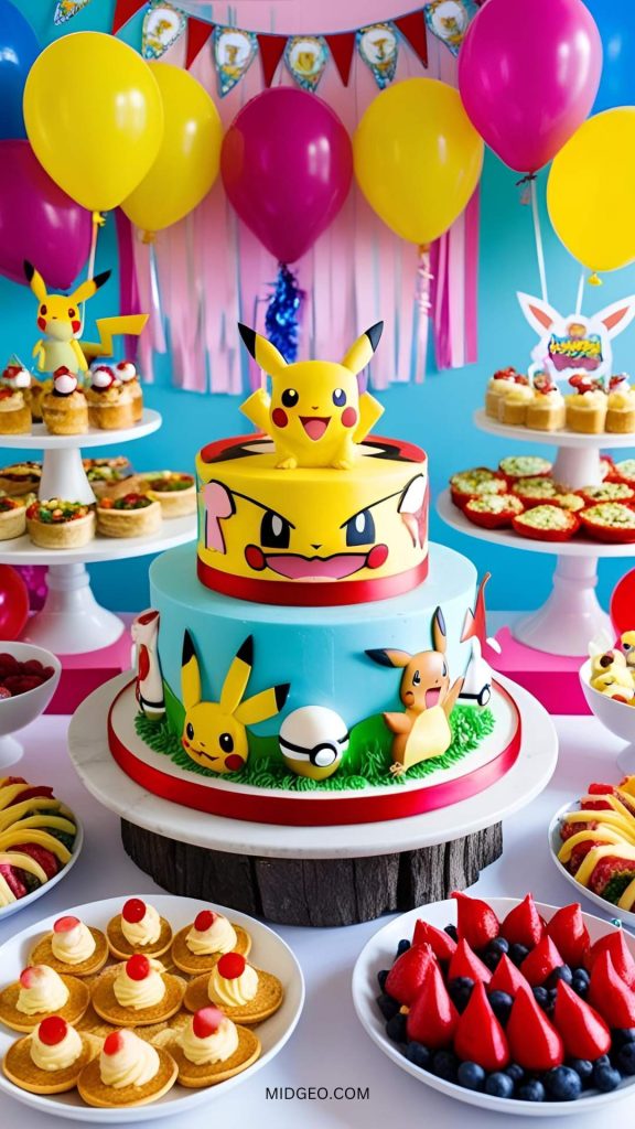 40 Pokémon Birthday Party: Ideas, Games & Decor 3 Pokémon Birthday Party Centerpieces Favors