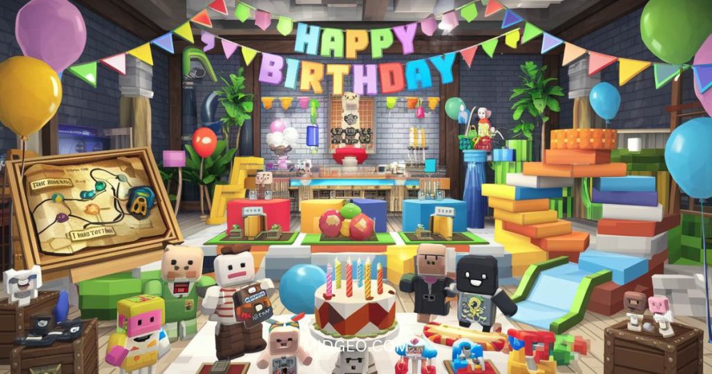 35 Epic Roblox Birthday Party Ideas: Games, Decor & More 3 Roblox Birthday Party Decorations