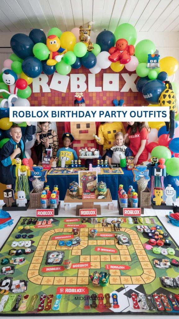 35 Epic Roblox Birthday Party Ideas: Games, Decor & More 5 Roblox Birthday Party Outfits