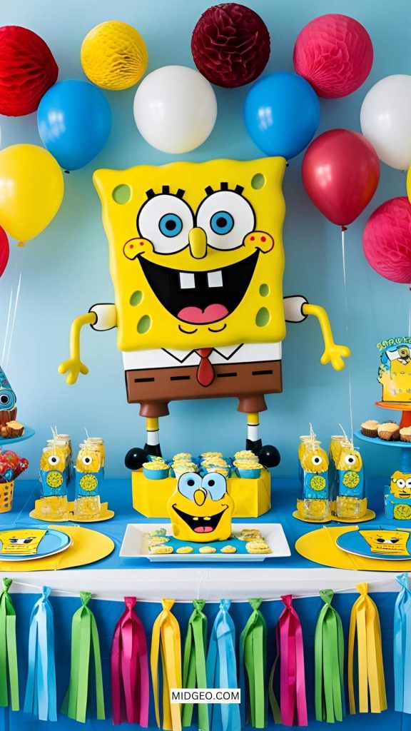 27 SpongeBob Birthday Party Guide: Decorations & Fun! 3 SpongeBob Birthday Party Decorations