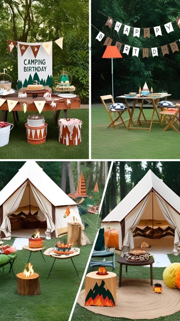 37 Camping Birthday Party Ideas for an Unforgettable Adventure 2 camping birthday party decorations