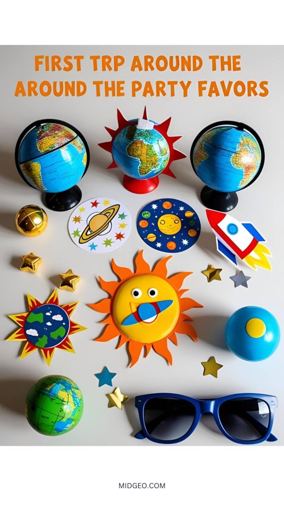 37 First Trip Around the Sun Birthday Ideas, Decor & Invitations 7 first trip around the sun party favors
