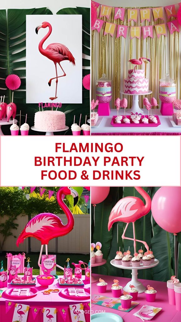 27 Flamingo Birthday Party Ideas: Decor, Games & More! 4 flamingo birthday party food & drinks