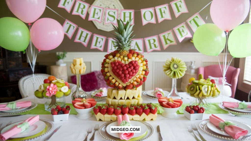 17 Fresh Off the Market Bridal Shower Theme: A Fun & Unique Celebration 3 fruit produce themed fresh off the market bridal shower ideas