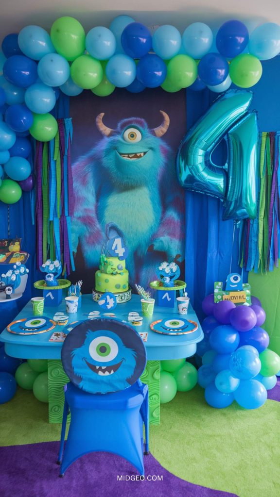 monsters inc birthday party decorations monster eye banners