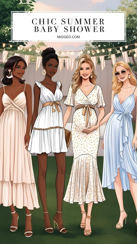 37 Sunny & Sweet Summer Baby Shower Themes & Ideas 4 summer baby shower outfits