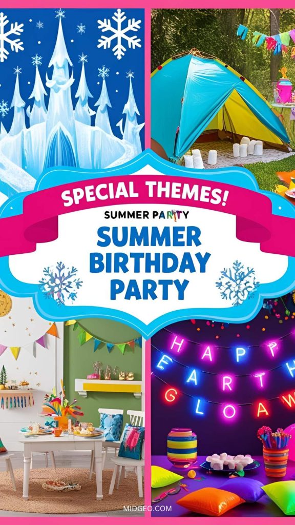 37 Fun Summer Birthday Party Ideas for All Ages & Themes 5 summer birthday party ideas special themes