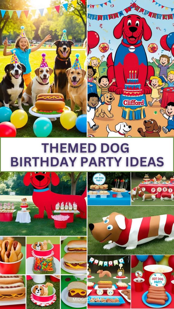40 Dog Birthday Party Ideas: Themes, Decoration, Games & More! 2 themed dog birthday party ideas