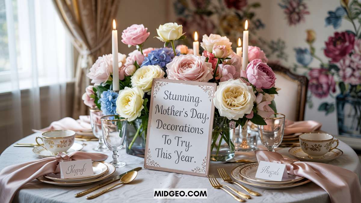 Stunning Mother’s Day Decorations to Try This Year 1 Stunning Mothers Day Decorations to Try This Year
