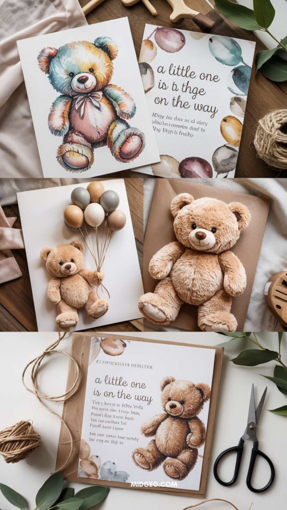 Sweet & Cuddly Teddy Bear Baby Shower Theme Ideas 4 Teddy Bear Baby Shower Invitations