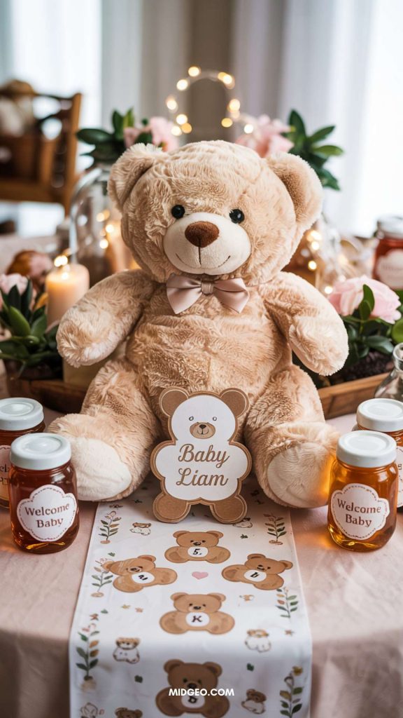 Sweet & Cuddly Teddy Bear Baby Shower Theme Ideas 8 Teddy Bear Baby Shower Table Decorations