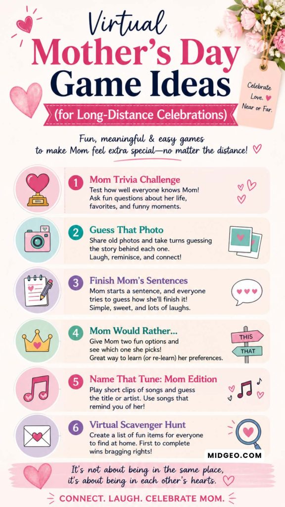 Virtual Mother’s Day Game Ideas for Long Distance Celebrations
