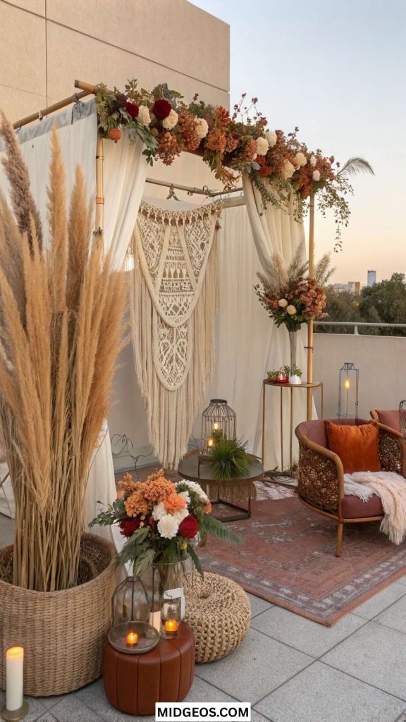 Cozy & Chic Fall Bridal Shower Ideas and Themes 4 boho fall bliss
