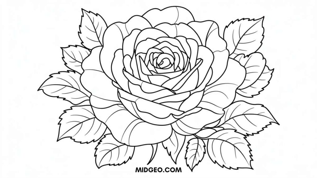 June Birth Flower Meaning Symbolism, Drawing & Beautiful Bouquets 6 drawing step by step the intricate details of Rose petals and leaves