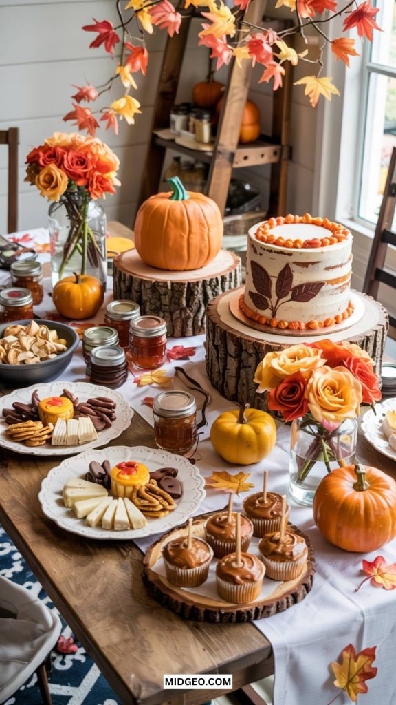 Cozy & Chic Fall Bridal Shower Ideas and Themes 8 fall bridal shower dessert ideas