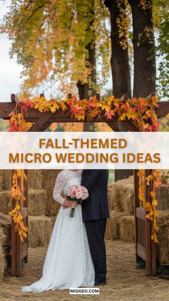 27 Small Intimate Wedding Ideas for Your Dream Day 4 fall themed micro wedding ideas
