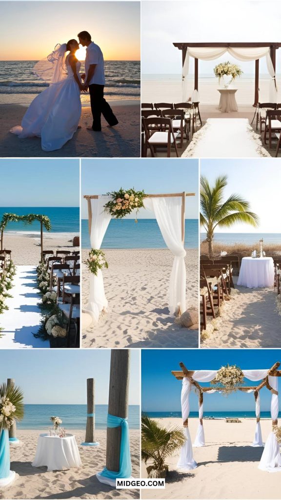 17 Simple Beach Wedding Ideas & Themes You’ll Love 4 simple dream beach wedding