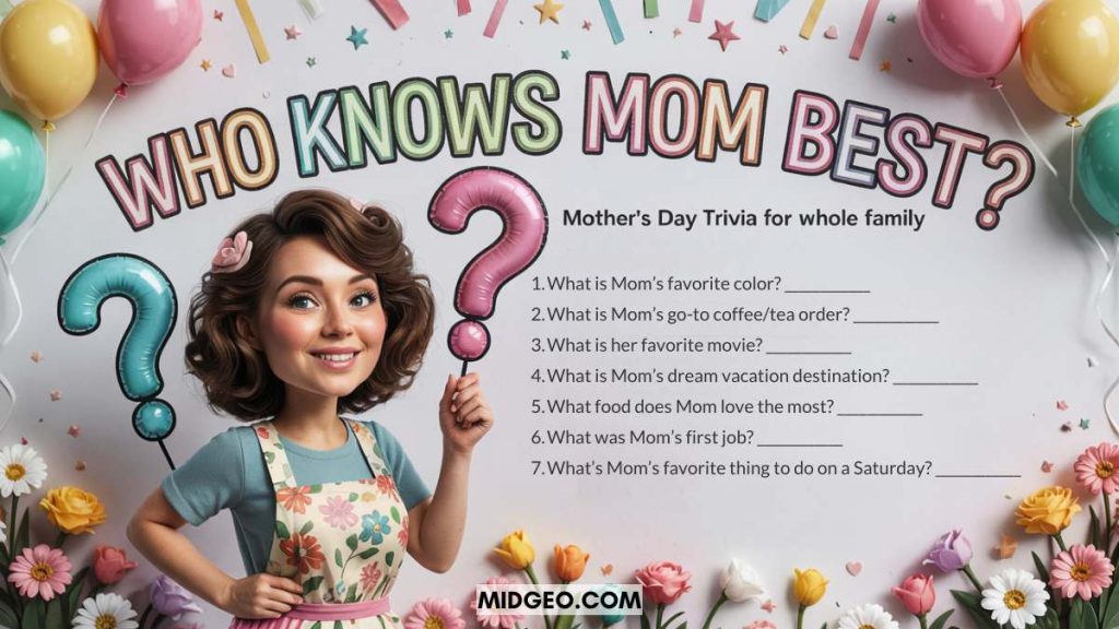 Who Knows Mom Best? Mother’s Day Trivia for the Whole Family 2 who knows mom best mothers day trivia for the whole family